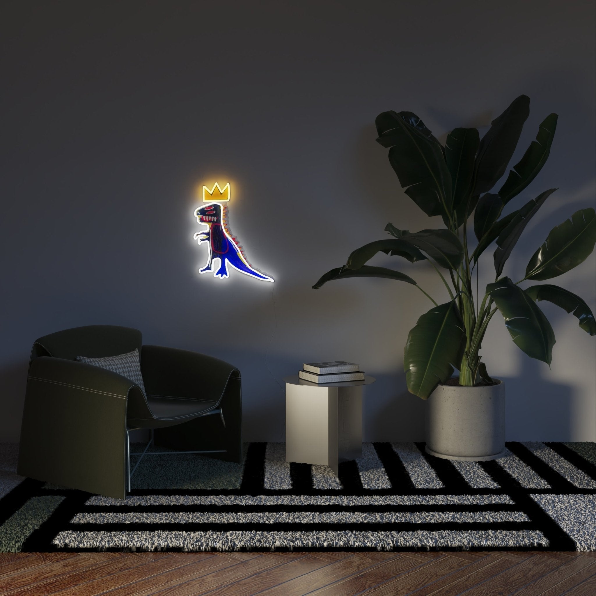 PEZ Dispenser YP x Jean Michel Basquiat, LED neon sign - YELLOWPOP UK